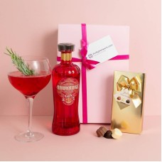 Luxury Pink Gin and Belgian Chocolates