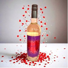 For You Heart Bottle of Pinot Grigio White Wine