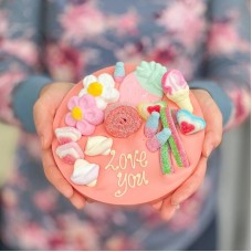 Pink Solid Chocolate Hug