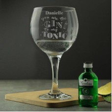 Personalised Gin To My Tonic Gin Set