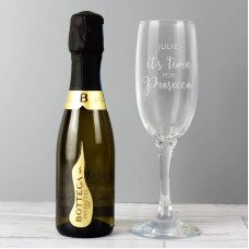 Personalised Its Time for Prosecco Set