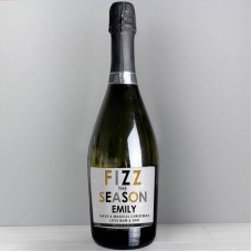 Personalised Fizz The Season Bottle of Prosecco