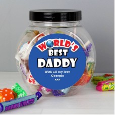 Personalised Fathers Day Sweet Jar