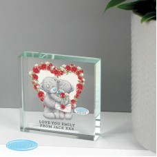 Personalised Me to You Valentine Large Crystal Token