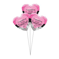 Engagement Pink Sweet Balloon(Bunch Of Three)