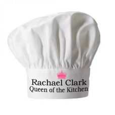 Personalised Queen of the Kitchen Chef Hat