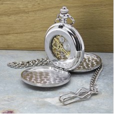 Personalised Dual Sided Pocket Watch
