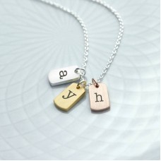 Personalised Mini Tags Necklace