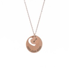 Personalised Cut Out Heart Necklace