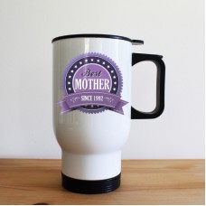 Personalised Best Mother Since Travel Mug