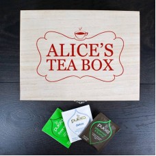 Personalised Tea Box With Name