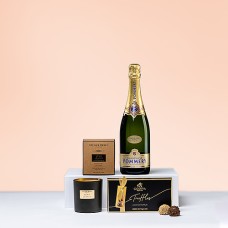 Pommery Champagne with Atelier Rebul Candle & Godiva Truffles