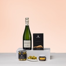 Leon & Lucien Champagne and Savory Snacks