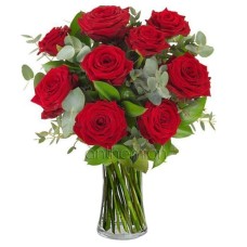 Bouquet of 9 red roses