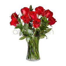 Bouquet of 10 red roses