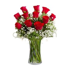 Bouquet of 11 red roses