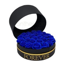 Box And Blue Soap Roses
