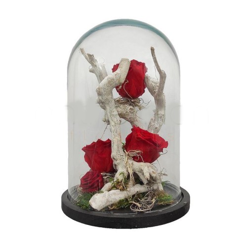 Glass Luxury Forever Rose Arrangement (Basic)