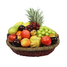 Fruit variety basket arrangement (Basic)