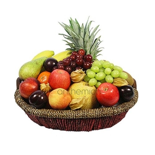Fruit variety basket arrangement (Basic)