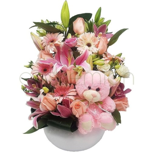 Pink and white flowers (Basic)
