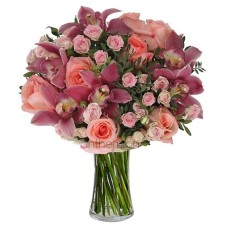 Pink roses and orchids (Basic)