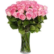 Bouquet of 80 pink roses