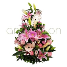 Pink tall arrangement (Basic)