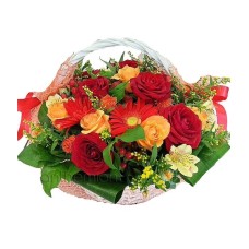 Basket in orange and red (Basic)
