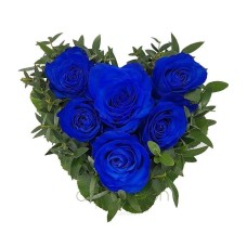 Stunning blue heart