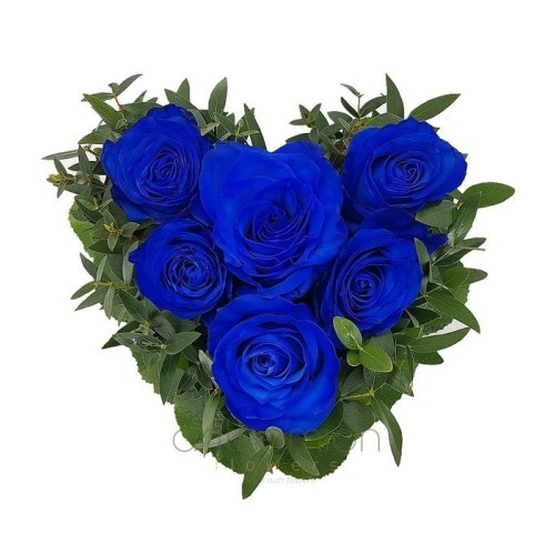 Stunning blue heart