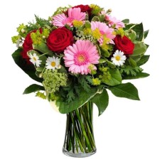 Magical Bouquet with gerberas and roses (Basic)