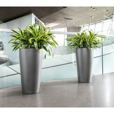 Rondo Tall Self-Watering Pot