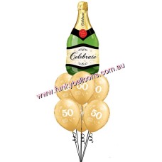 50th Anniversary Champagne Bouquet