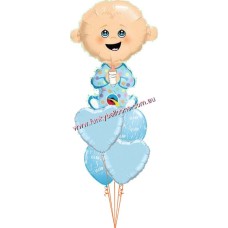 Cute Baby Boy Balloon Bouquet