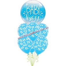 Baby Boy Bubble Bouquet