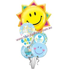 Baby Boy Sun + Smiles Bouquet