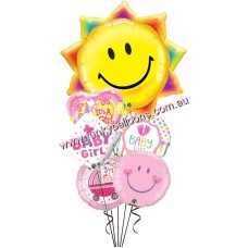 Baby Girl Sun + Smiles Bouquet