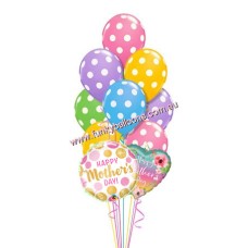 Big Mothers Day Polka Dots Bouquet
