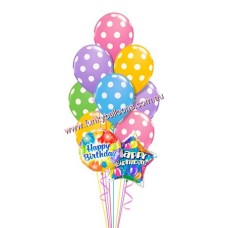 Big Birthday Polka Dots Bouquet