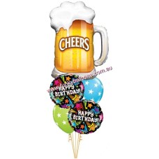 Beers + Cheers Happy Birthday Bouquet