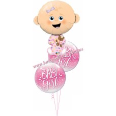 Cute Little Blessing Girl Balloon Bouquet