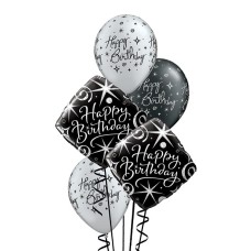 Elegant Sparkles + Swirls Birthday Bouquet