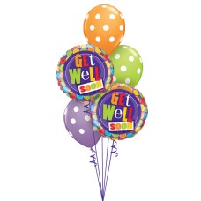 Get Well Soon Dots Bouquet