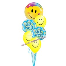 Get Well Yellow Smiles Bouquet