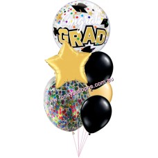 Glittering Graduation Balloon Bouquet