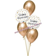 Golden Happy Anniversary Bouquet