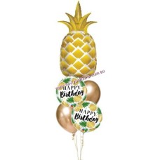 Golden Pineapple Birthday Bouquet