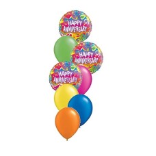 Colourful Happy Anniversary Bouquet