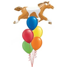 Brown Horse Balloon Bouquet